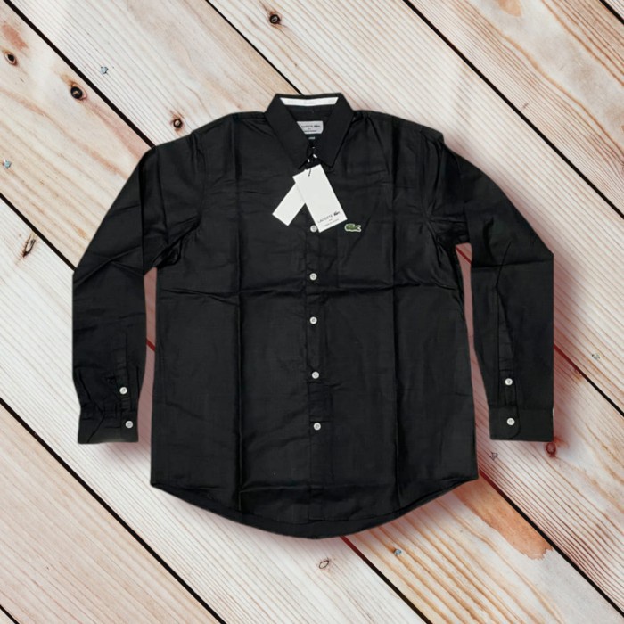 kemeja pria KEMEJA PRIA LENGAN PANJANG LACOSTE ORIGINAL IMPORT/KMJ CASUAL TRENDY - C, M terbaru polo
