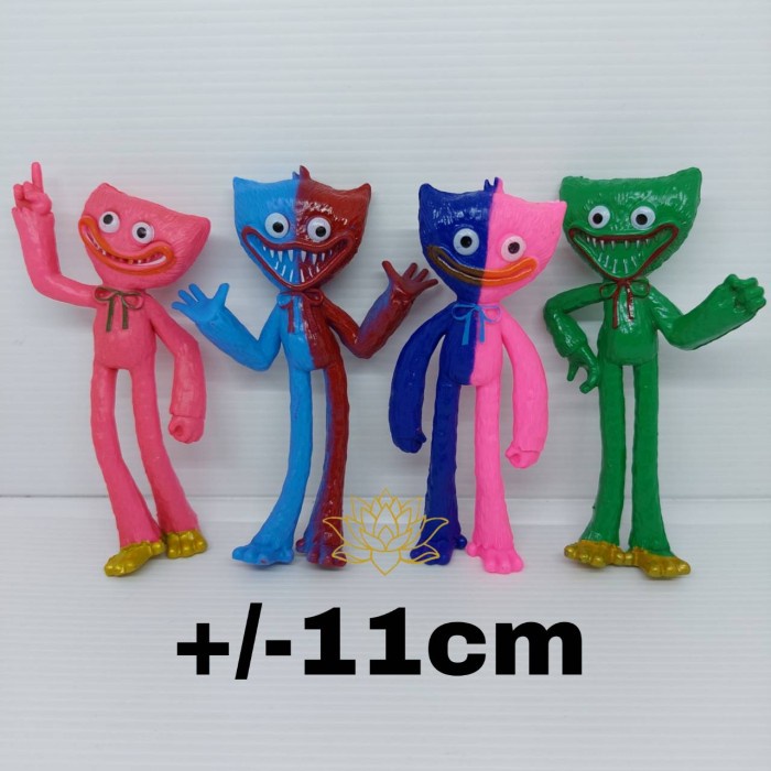 Action Figure Huggy Wuggy Kissy Missy Poppy Platime Mainan Anak