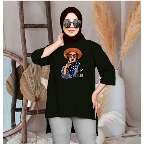 FC - TUNIK BASIC OVERSIZE WANITA HIJAB'S VARIASI 0250 DTF