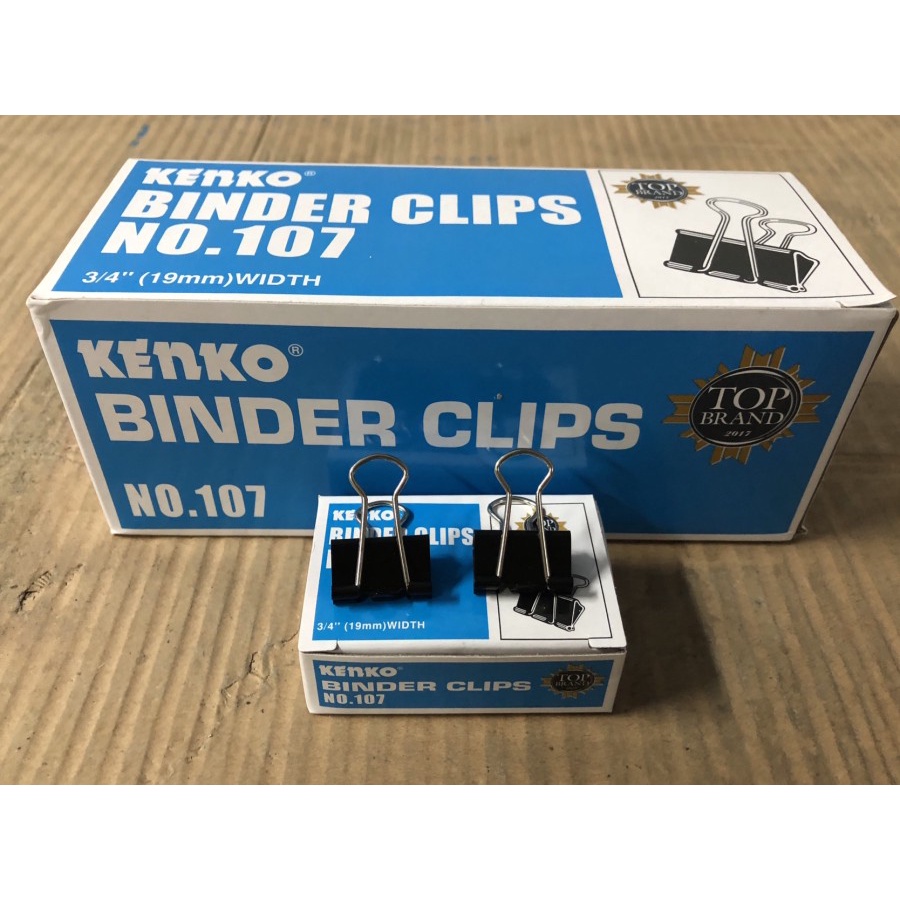 

Binder Clips Kenko No 107 1 Kotak isi 12 Box