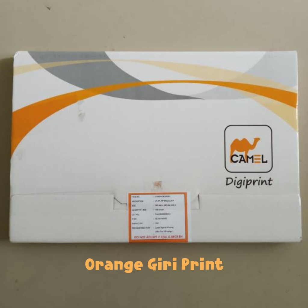 Kertas Stiker Vinyl Merk Camel Digiprint A3+ TERMURAH | Bahan Sticker Vinyl Laser
