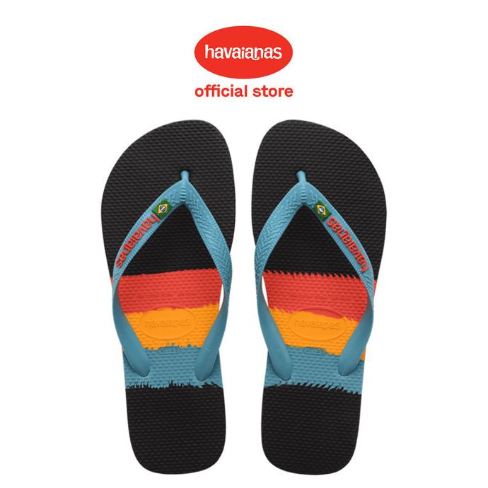 Havaianas Man Brasil Tech 0090-Black - Sandal Pria (Hitam)