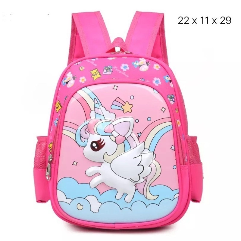 Tas Ransel anak Unicorn backpack unicorn tas sekolah anak perempuan tas sekolah anak TK SD Paud tas unicorn kuda pony