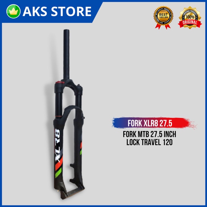 .........] Fork Shock Sepeda MTB XLR8 Rim 27.5 Inch OS Coil Disc Brake Taiwan