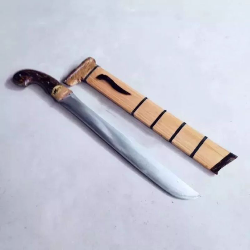 TERBARU GOLOK sarung Kayu Jati GOLOK kerja kebun Serbaguna Baja Per TERMURAH