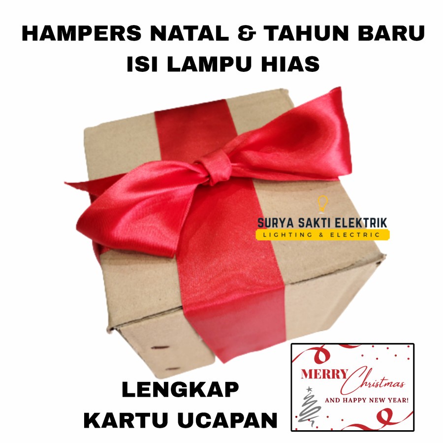 

HAMPERS LAMPU HIAS PLAFON UNTUK KADO NATAL DAN TAHUN BARU