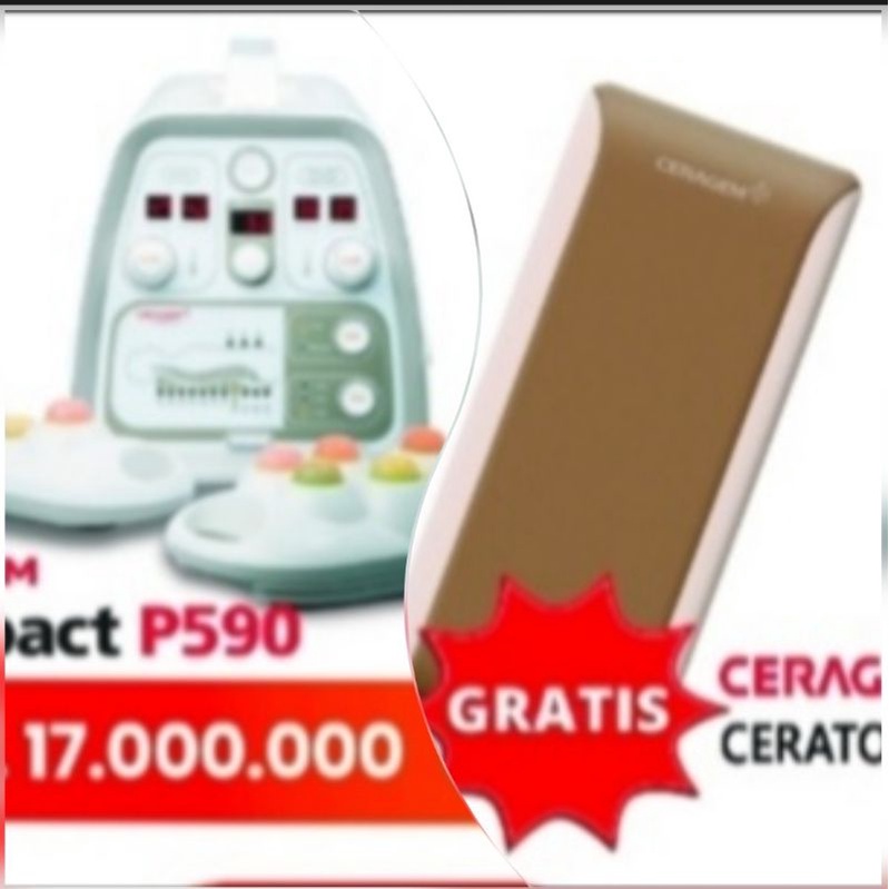 CERAGEM COMPACT P590 (Manual)+ BONUS MATRAS MINI UK 1m