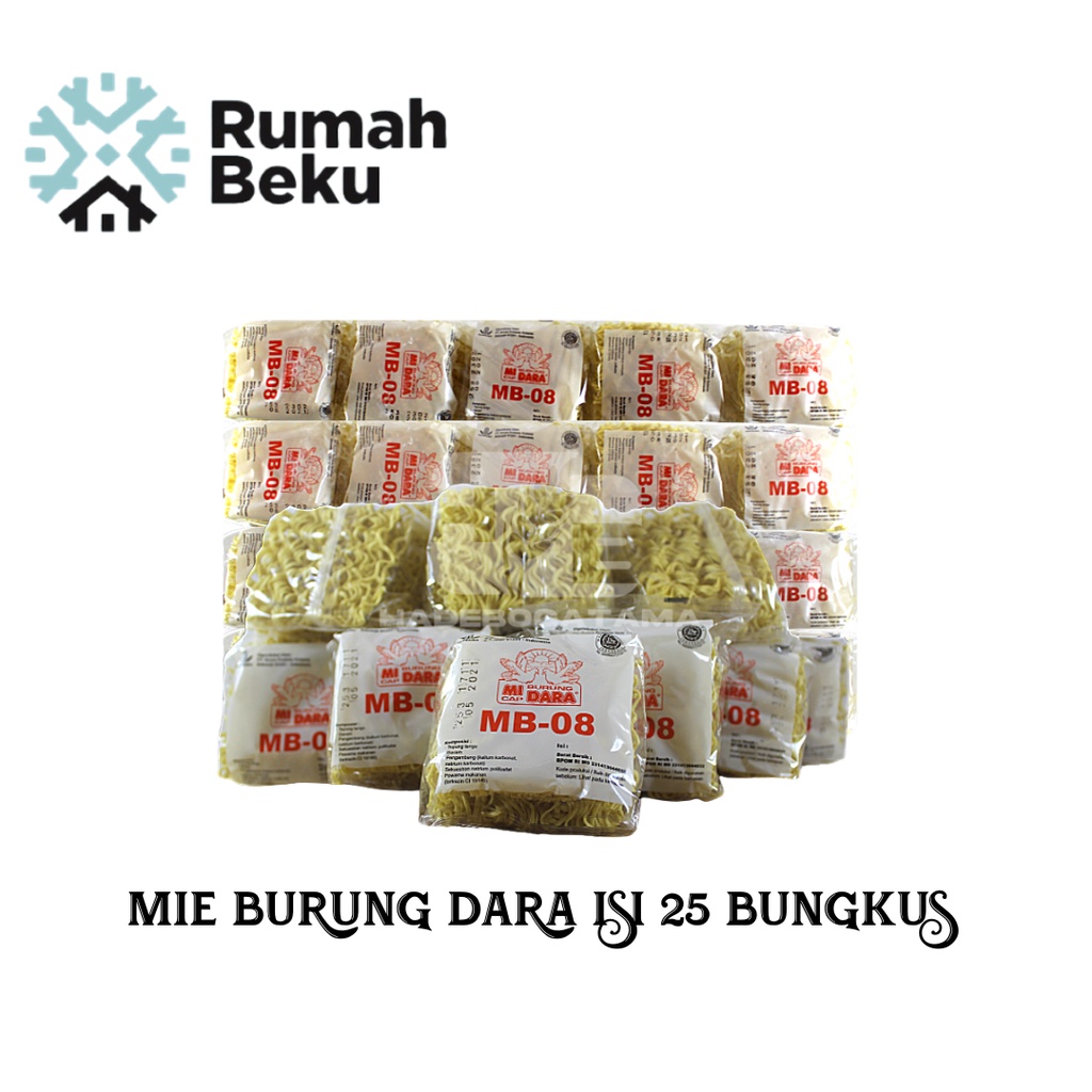 Jual Mie Burung Dara Mb 08 1 Ball Isi 25 Bungkus Shopee Indonesia