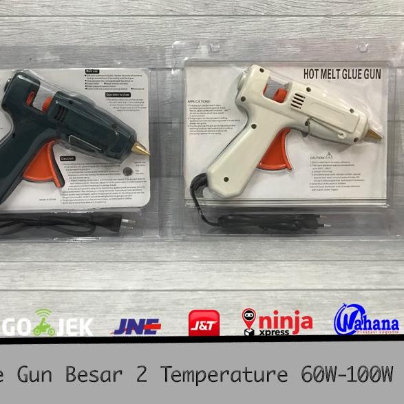 

Glue Gun / Lem Tembak 2Temperature 60w & 100W Besar - Putih