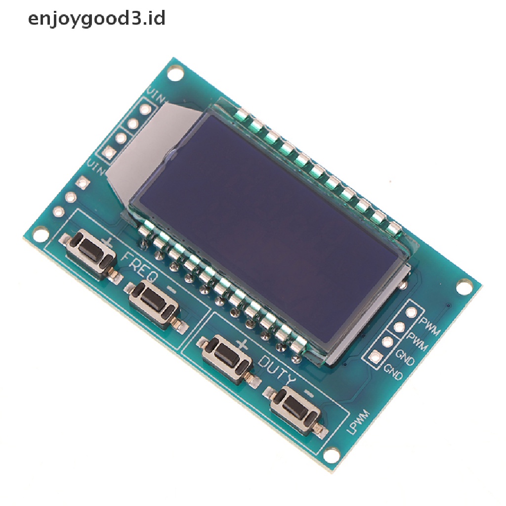 Modul generator Sinyal Frekuensi pulse PWM lcd 3.3V-30V Dapat Disesuaikan