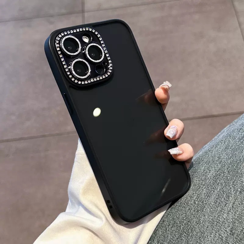 Case Pelindung Lensa Kamera Bahan Silikon Warna Ungu Untuk iphone 14 pro max plus 13 12 11 pro max