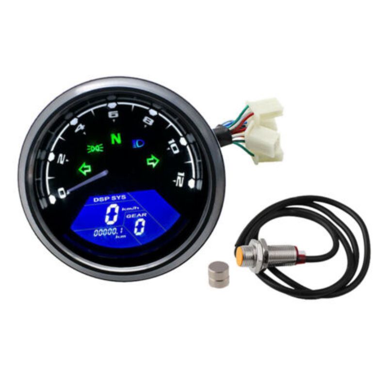 Speedometer digital Custom Japstyle Caferacer untuk motor japstyle dll