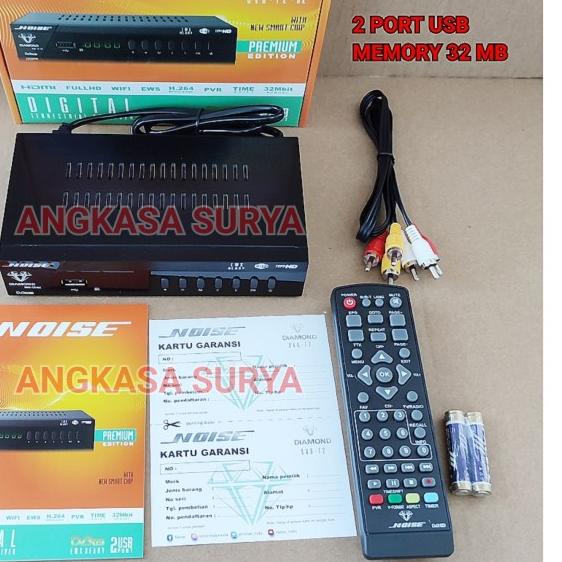 STB TV DIGITAL NOISE SET TOP BOX NOISE DIAMOND DVB T2 01 - STB01-DUS HIJAU