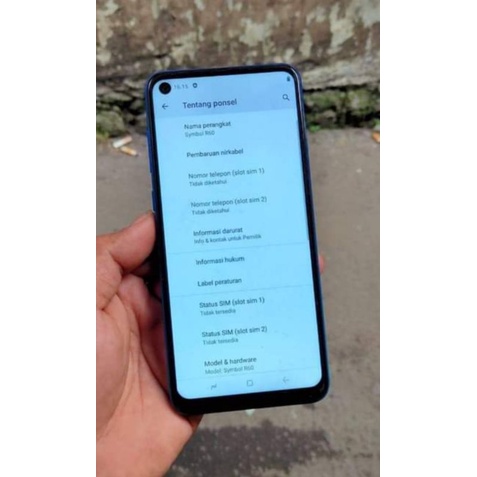 LCD Touchscreen dan Frame Hotwav symbol R60 Ori Copotan HP
