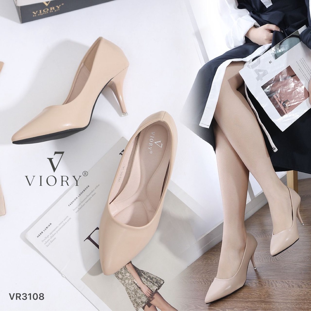 VIORY Sepatu Wanita High Heels Shoes #VR3108 ORIGINAL