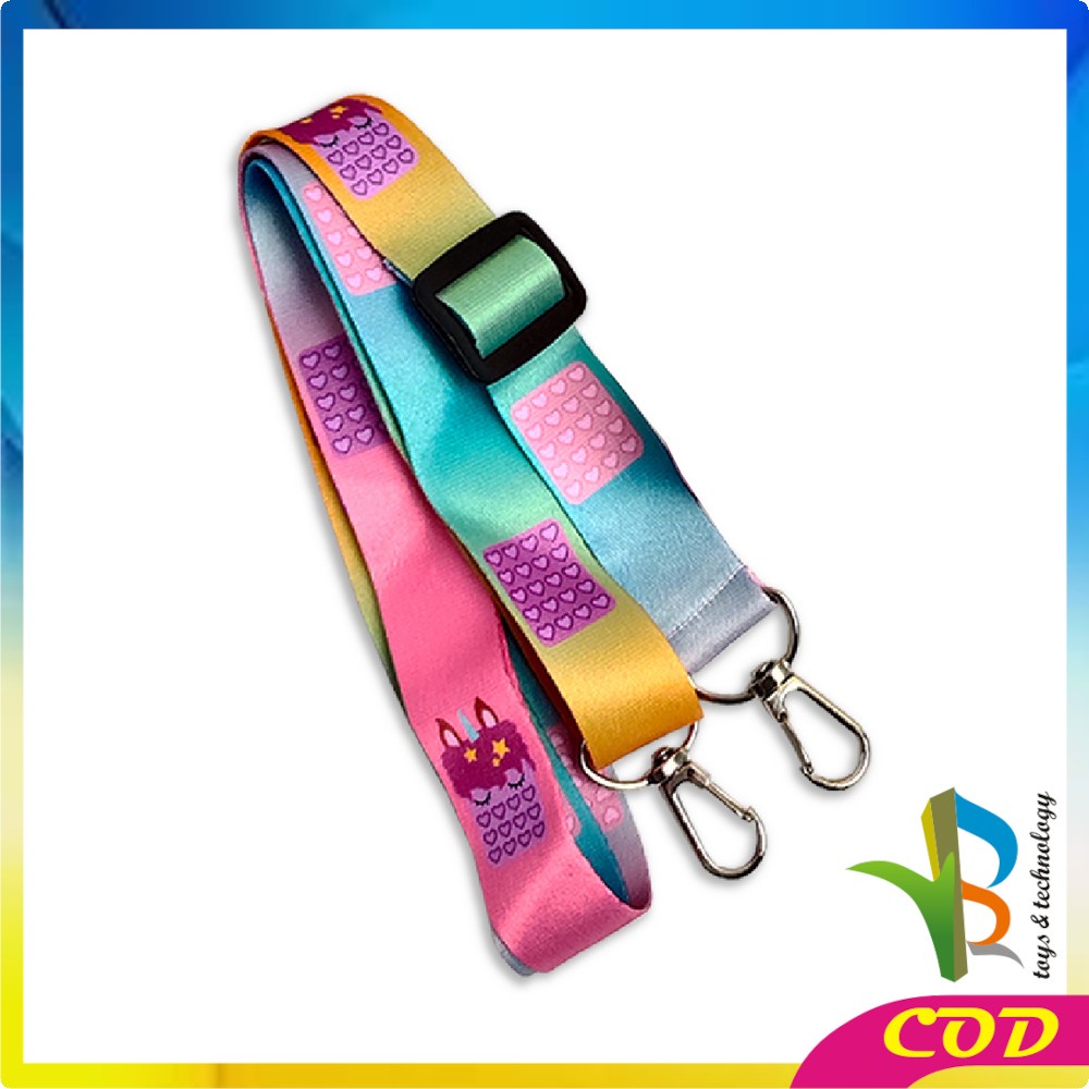 RB-A30 Tas Selempang Pop It Rainbow Karakter Anak Gemoy Ukuran Besar Muat Untuk HP/ Tas Pop It Pelangi Motif Kuda Poni Lucu / Sling Bag Kids Kekinian