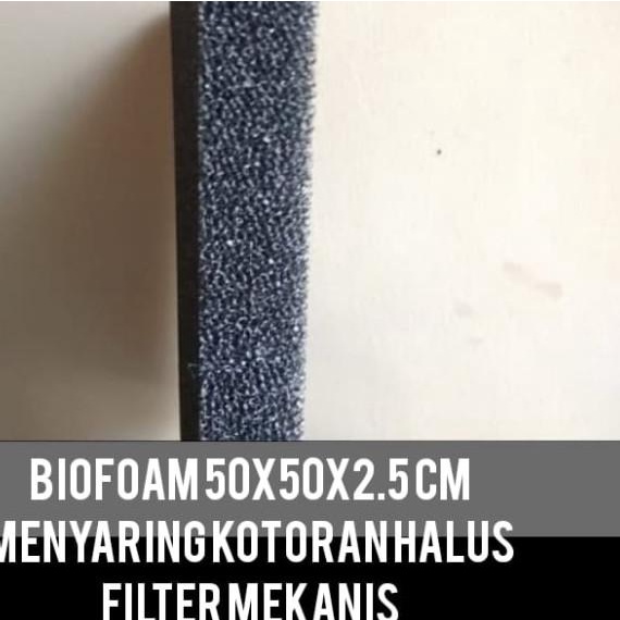 Kapas Busa BioFoam 50x50x3 Media Filter Kolam Ikan Bio Foam Biospons