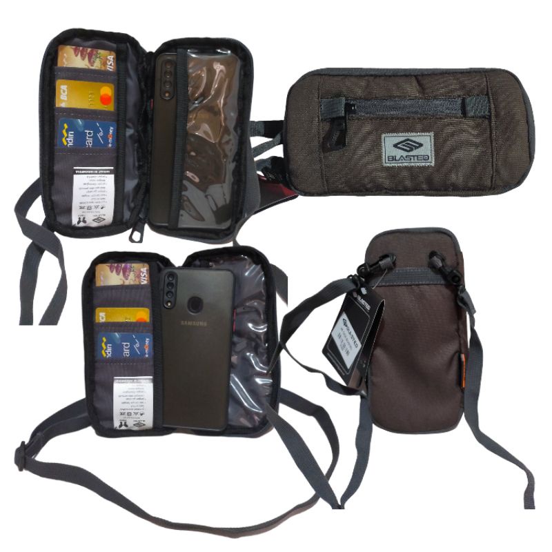 tas selempang dompet handphone - tas dompet smartphone 6 inch  Blasted  35BL67 - 35BL69 original  bisa dipasang pada ikat pinggang