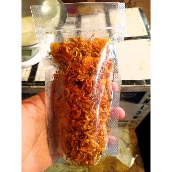 

Bawang Goreng Grade A++ Asli Tanpa Campuran Kemasan Standing Poch 73 Gram