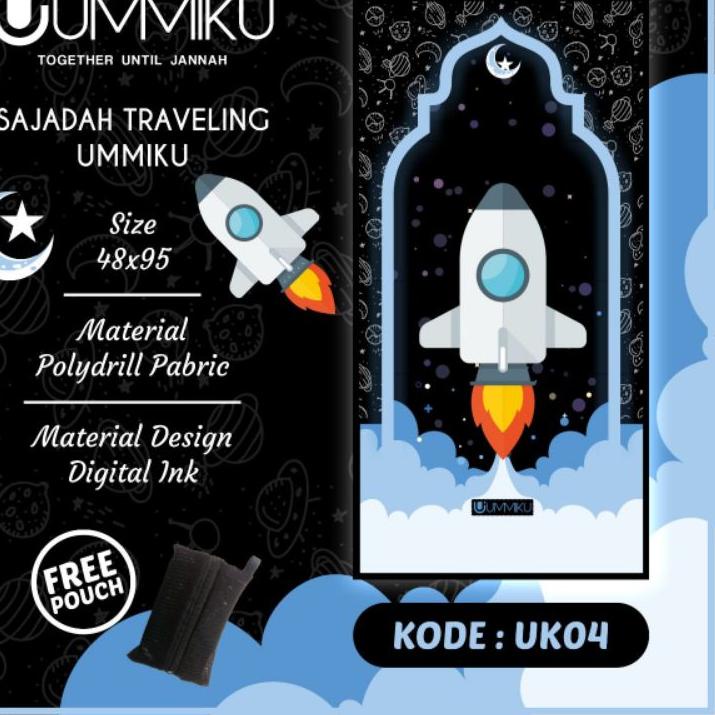 SPECIAL PRICE Sajadah Travel Anak UMMIKU / Sajadah Lipat Motif Anak Anak / Sajadah Travelling ✹ 849