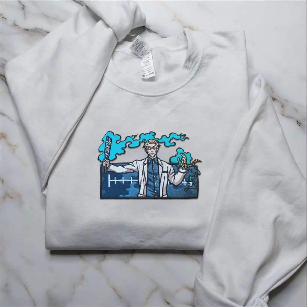 Crewneck Nanami Embroidery Anime Manga Jujutsu Kaisen Premium Unisex