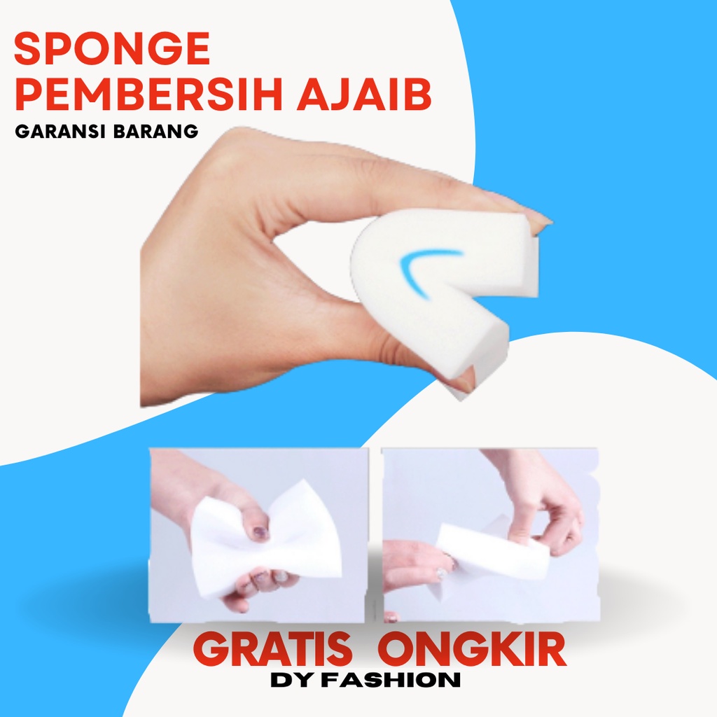 SPON CUCI PIRING KOTAK SP663 Spon Ajaib Busa Pembersih Serbaguna Spons Cuci Piring Nano Magic Sponge