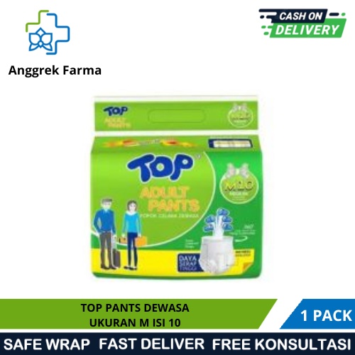 TOP PANTS PAMPERS DEWASA UKURAN M ISI 10/POPOK DEWASA