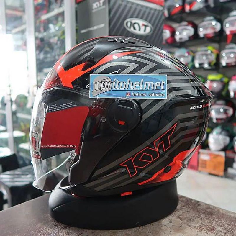 KYT D City Lucent Black Red