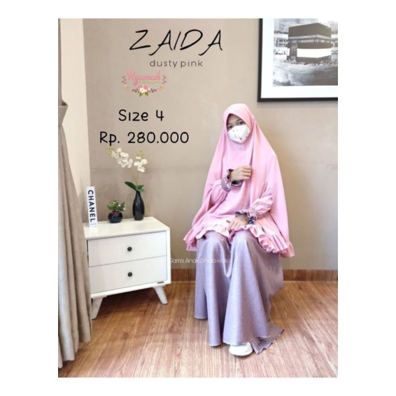 Zaida Set by Shofa Kids (Gamis Anak)