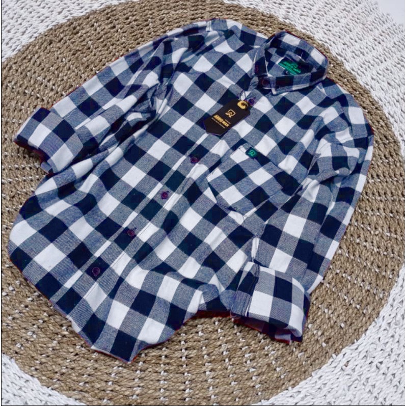 Kemeja Flanel Pria Kualitas Premium Lengan Panjang Unisex Exklusif 2022 (Murah) Fashion Pria-FPS12
