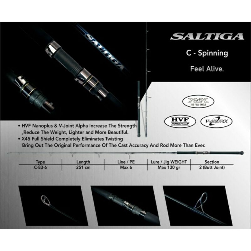 JORAN SPINNING DAIWA SALTIGA C83 - POPPING - ORIGINAL
