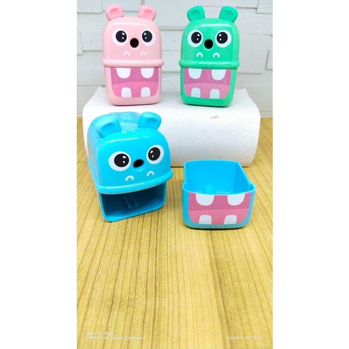 

Rautan meja putar bentuk hippo kuda nil satuan RATU.SHOP25