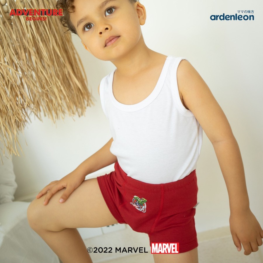Ardenleon Marvel Avengers Maroon Boys Boxers
