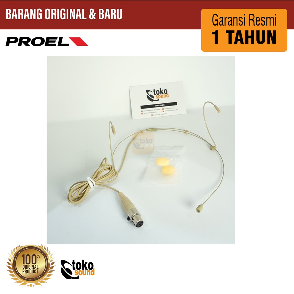 PROEL EIKON HCM23 - CONDENSER HEADSET MICROPHONE