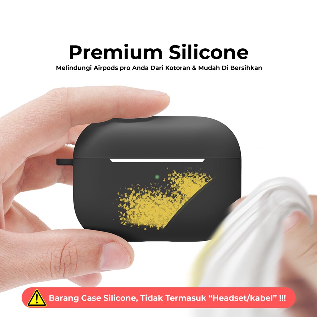 SB Premium Silicone Casing/Case Untuk Airpods Pro/I13 Free Hook Protection Case