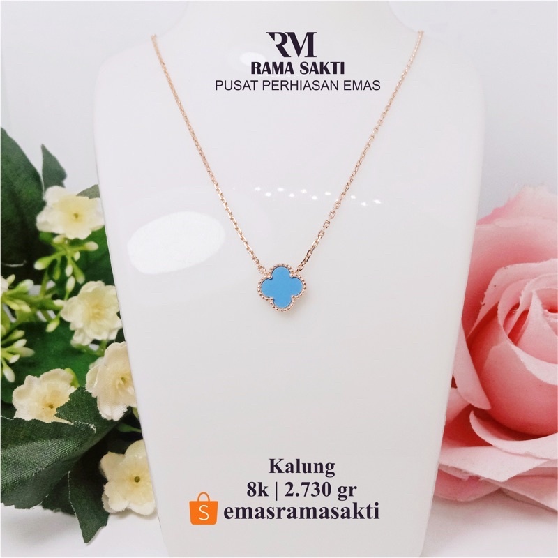 kalung vc biru