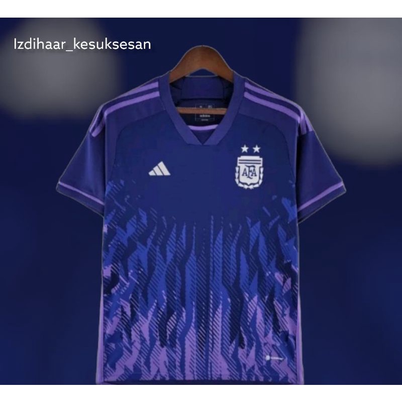 JERSEY TIMNAS AWAY ARGENTINA WORLD CUP QATAR 2022