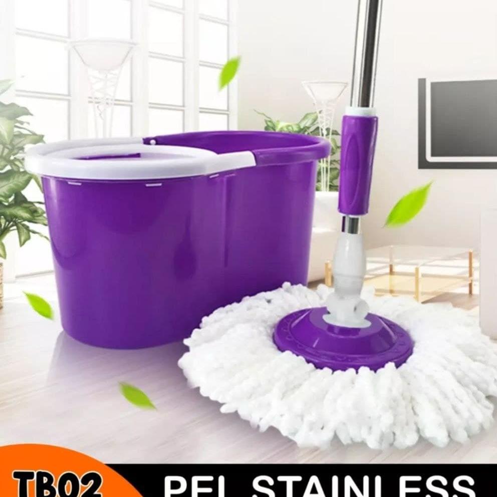 BEST SELLER Spin mop Alat Pel Lantai MULTIFUNGSI ANTI KARAT AWET BAGUS sangat cocok untuk ibu rumah tangga BISA COD