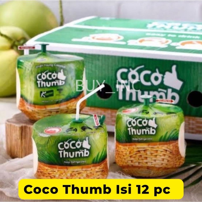 

Tokopratiwiw - Coco Thumb - Kelapa Muda Thailand Isi 12