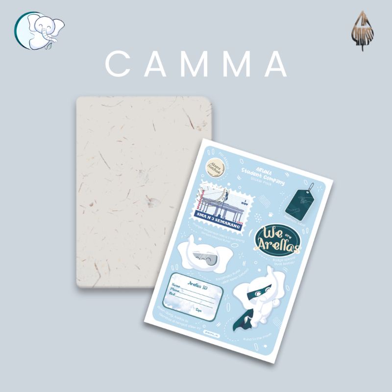CAMMA Recycled Pocket Notebook A6 ARUNA