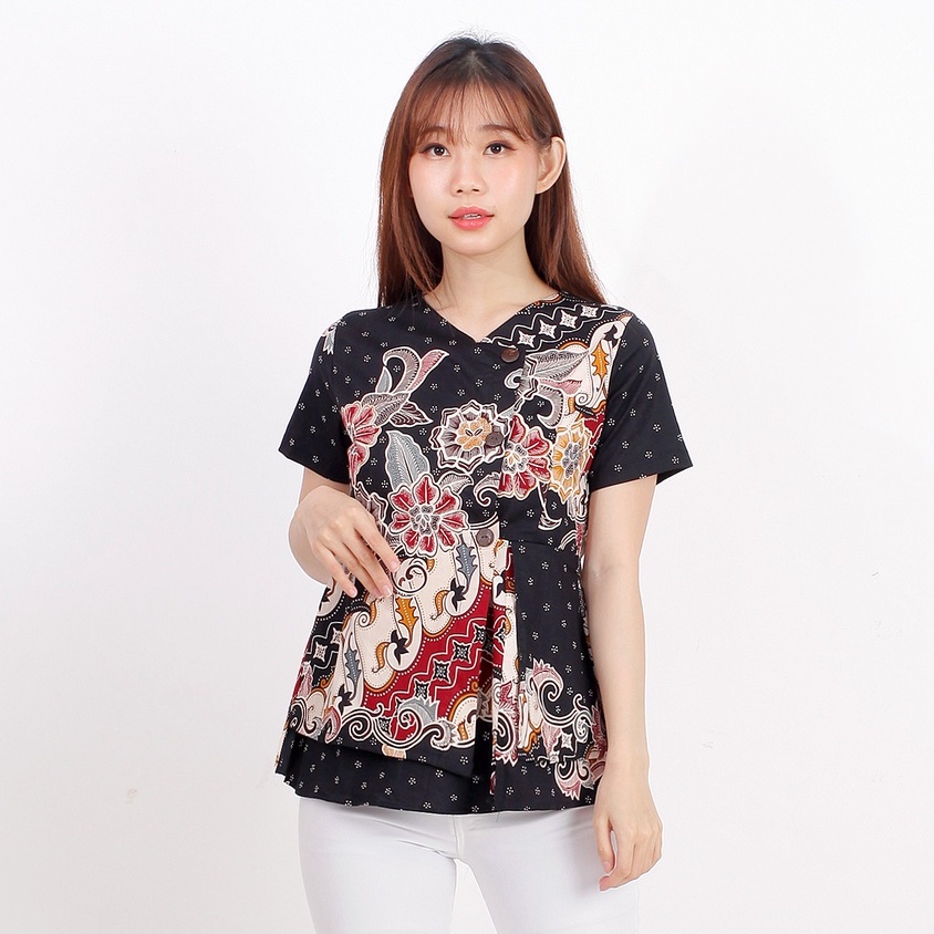 Batik wanita - Atasan blouse batik wanita fashion 183