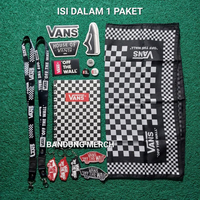 SLAYER BANDANA VANS / NOTEBOOK VANS PACK PREMIUM [ 1 PAKET ]