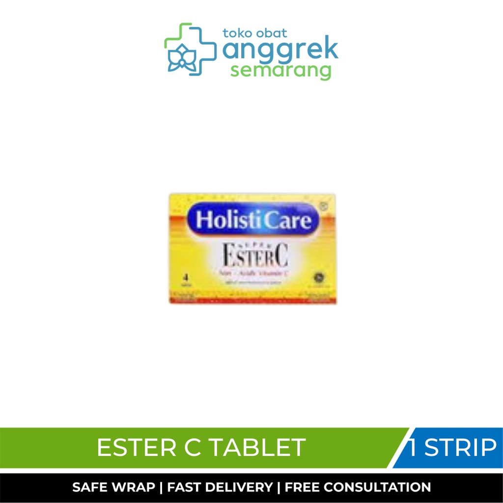 HOLISTICARE ESTER C ISI 4 TAB/ESTER C STRIP/VITAMIN C/ESTER-C ISI 4
