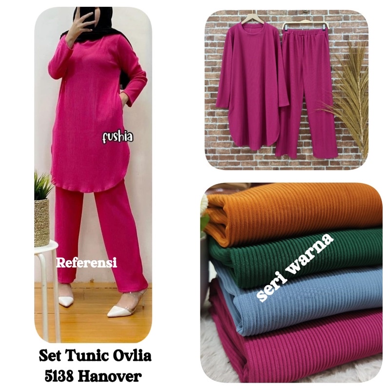 set tunik ovlia hanover merk clarke