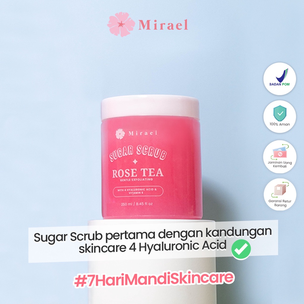 Mirael Sugar Scrub (250ml) Badan/Bibir