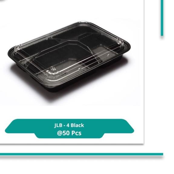 

Virtuspack / Mika Plastik / Bento Box 4 sekat / JLB-4 / 50pcs