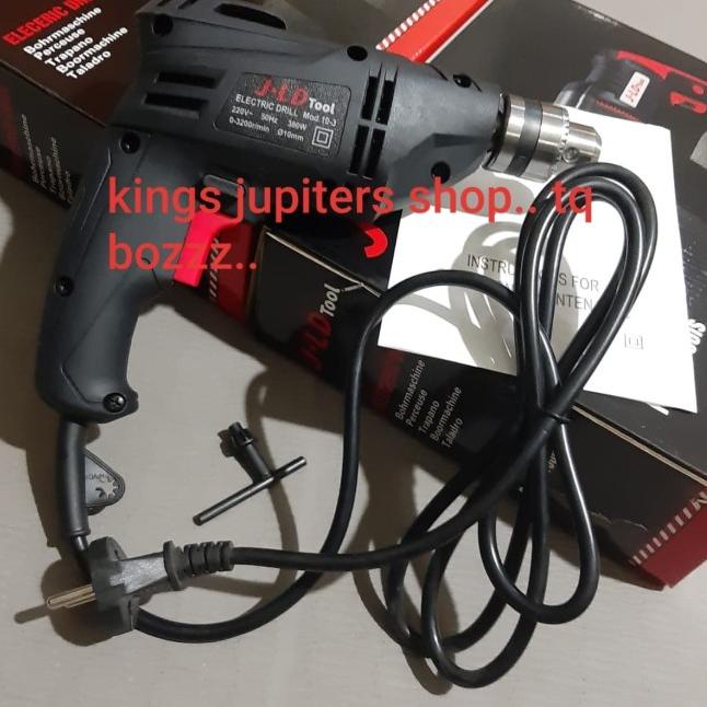 MESIN BOR TANGAN JLD 10MM BESI KAYU BOLAK BALIK BOR 10MM BOR 10 MM 103 - JLD 10-3