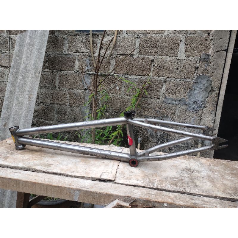 Frame BMX 20 Airbone Chromoly 20.5 + Bearing BB + Seat Clamp Khe Prism