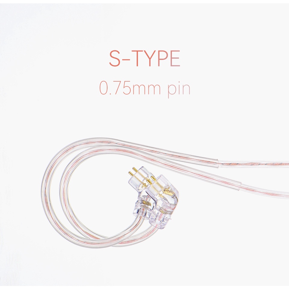 Qkz A3 Kabel Earphone 2PIN Bebas Oksigen Bahan Tembaga Dengan Mic 3.5mm