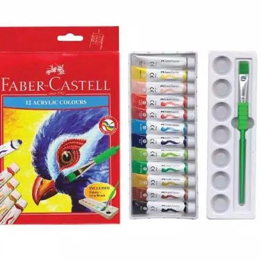 

Faber Castell Acrylic Colour Tube set 12 / Cat Akrilik